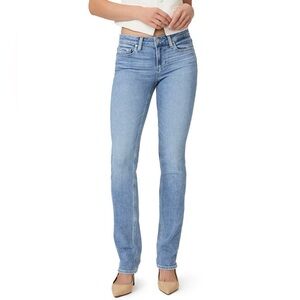 PAIGE Light Blue Straight-Leg Jeans